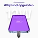 Buddi Flex USB-A naar Lightning Krulsnoer Kabel 12W Fast Charge 2M Zwart afbeelding 3