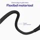 Buddi Flex USB-A naar Lightning Krulsnoer Kabel 12W Fast Charge 2M Zwart afbeelding 7