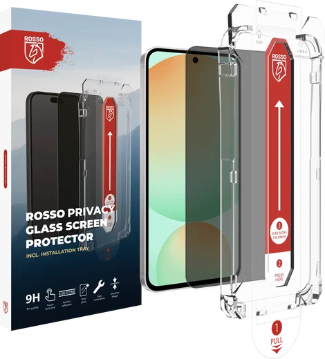 Rosso Samsung Galaxy A37 Privacy Glass met Installatietray Dust Removal afbeelding 2