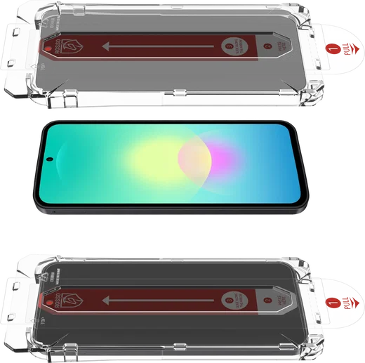 Rosso Samsung Galaxy A27 Privacy Glass met Installatietray Dust Removal afbeelding 9