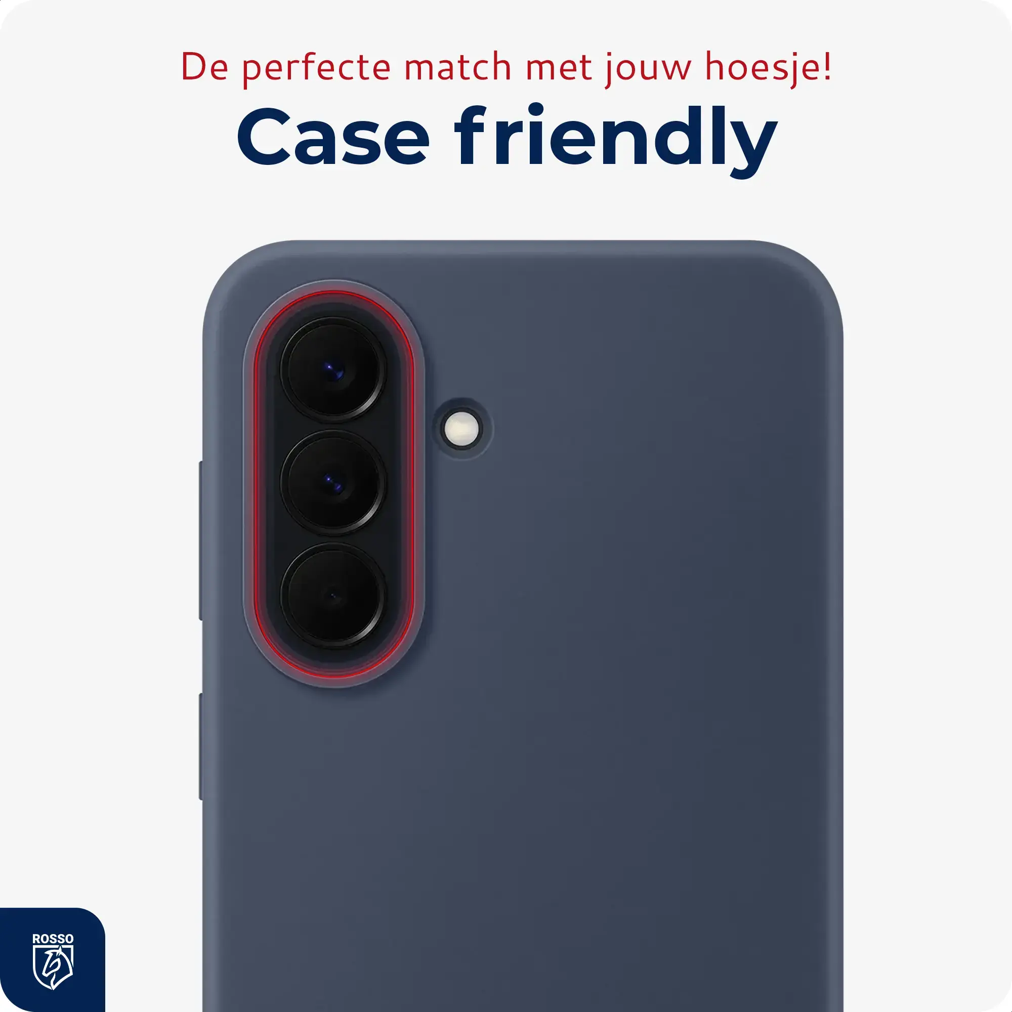 Rosso Samsung Galaxy A57 Camera Lens Protector Zwart afbeelding 5