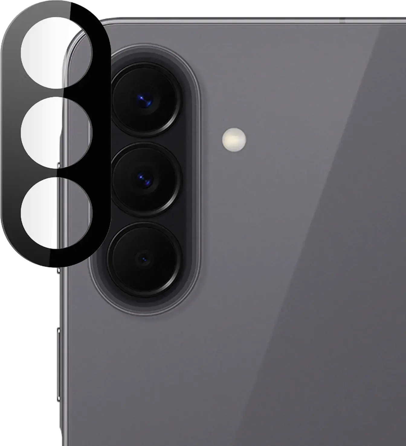 Rosso Samsung Galaxy A57 Camera Lens Protector Zwart afbeelding 1