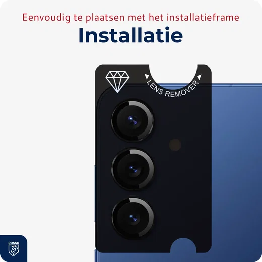 Rosso Samsung Galaxy A57 Camera Frame Protector Zwart afbeelding 5