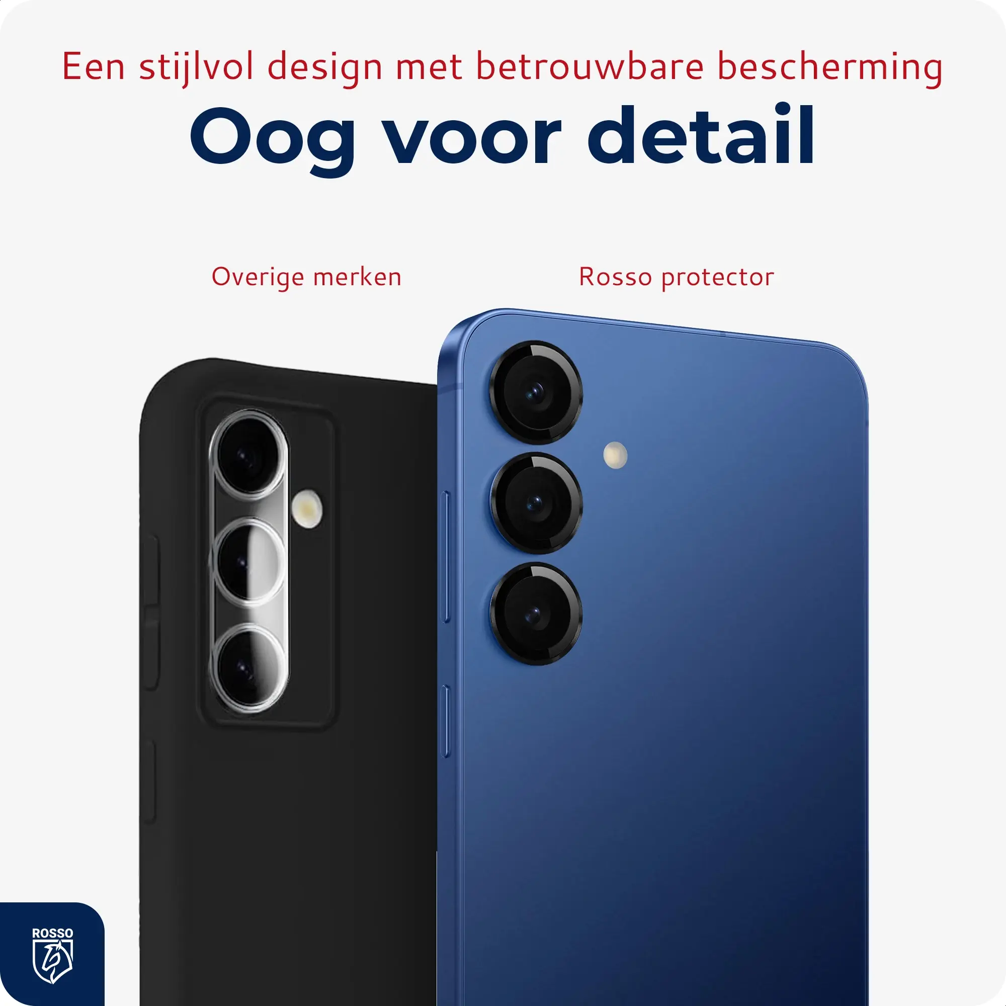 Rosso Samsung Galaxy A57 Camera Frame Protector Zwart afbeelding 7