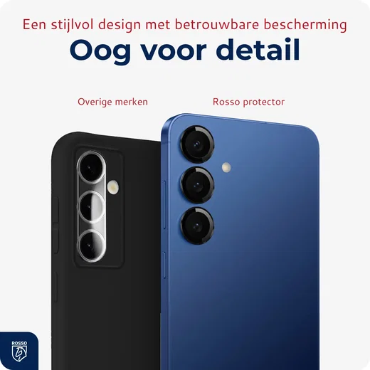 Rosso Samsung Galaxy A57 Camera Frame Protector Zwart afbeelding 7