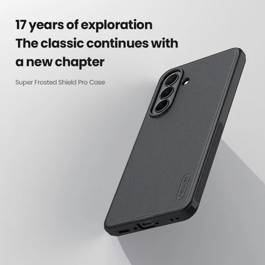 Nillkin Super Frosted Shield Samsung Galaxy A37 Back Cover Zwart afbeelding 7