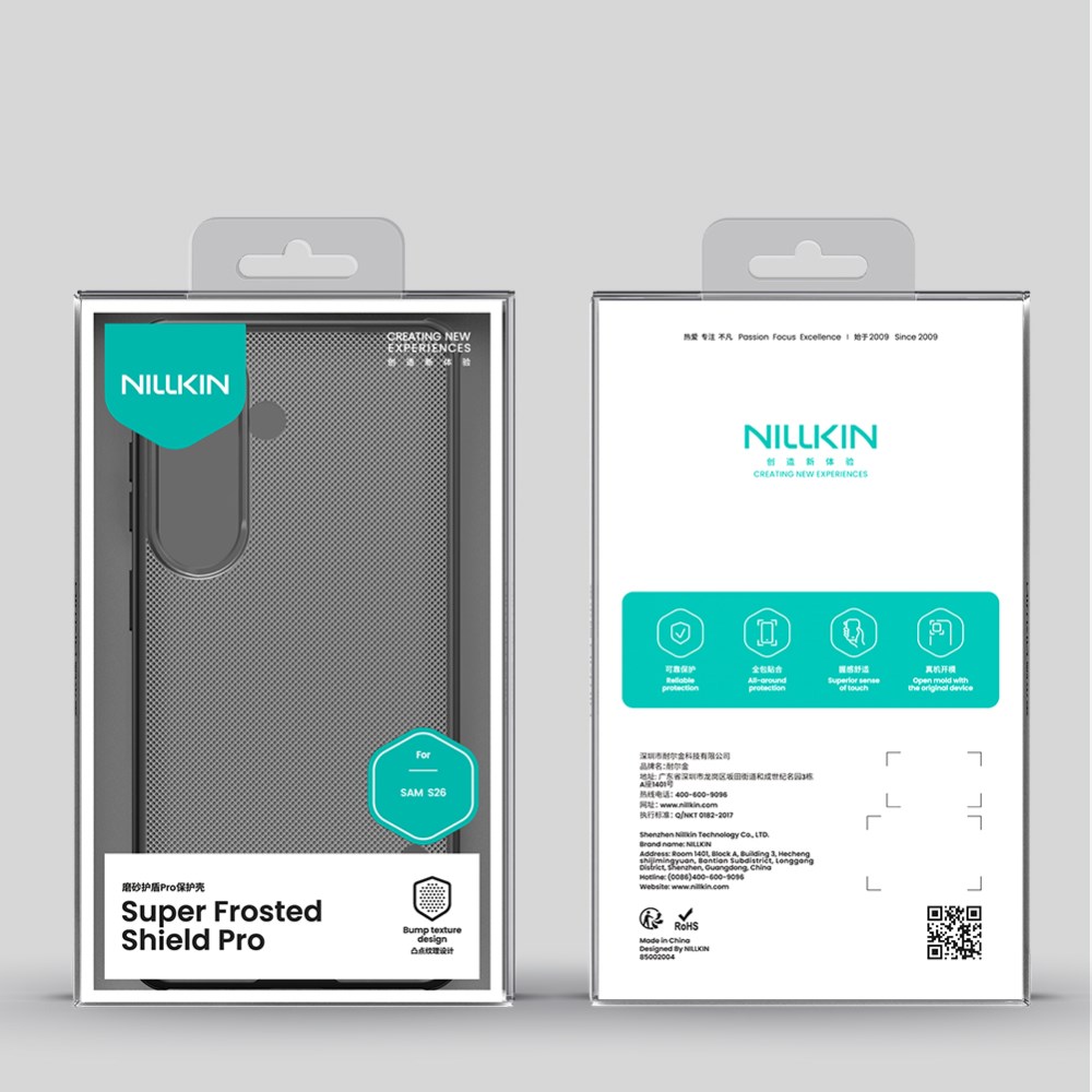 Nillkin Super Frosted Shield Samsung Galaxy A37 Back Cover Transparant Zwart afbeelding 6