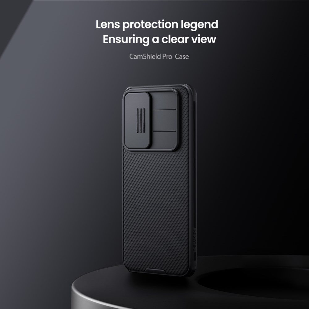 Nillkin CamShield Samsung Galaxy A37 Camera Slider Back Cover Zwart afbeelding 14