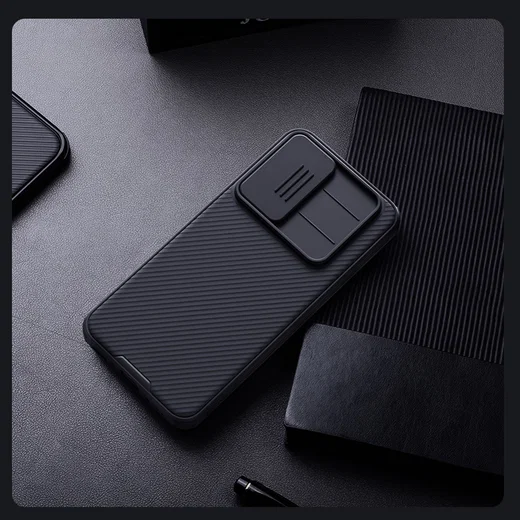 Nillkin CamShield Samsung Galaxy A37 Camera Slider Back Cover Zwart afbeelding 8