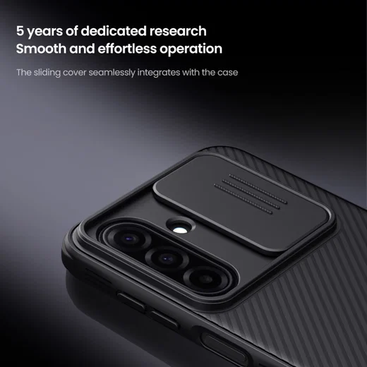 Nillkin CamShield Samsung Galaxy A37 Camera Slider Back Cover Zwart afbeelding 16