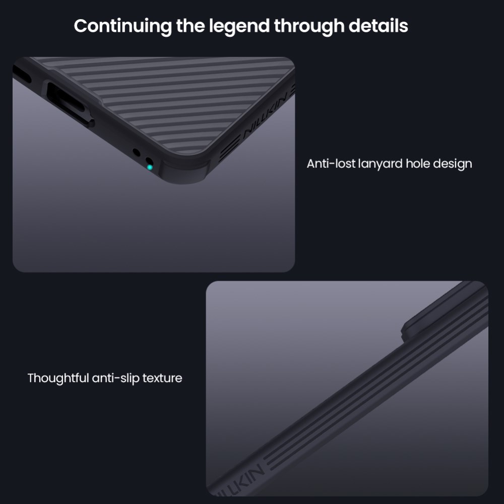 Nillkin CamShield Samsung Galaxy A37 Camera Slider Back Cover Transparant Zwart afbeelding 6