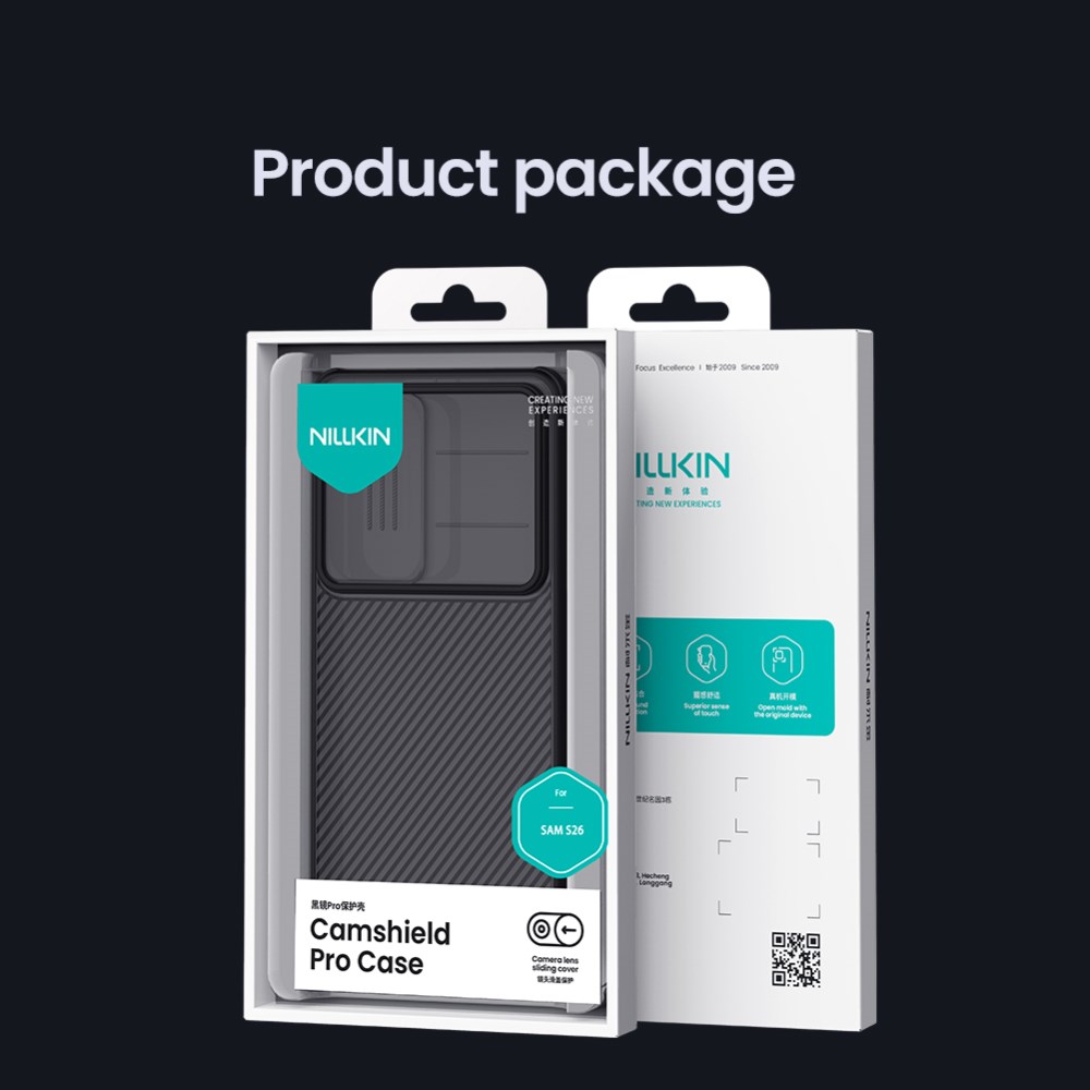 Nillkin CamShield Samsung Galaxy A37 Camera Slider Back Cover Transparant Zwart afbeelding 10