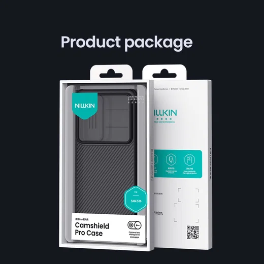 Nillkin CamShield Samsung Galaxy A37 Camera Slider Back Cover Transparant Zwart afbeelding 10
