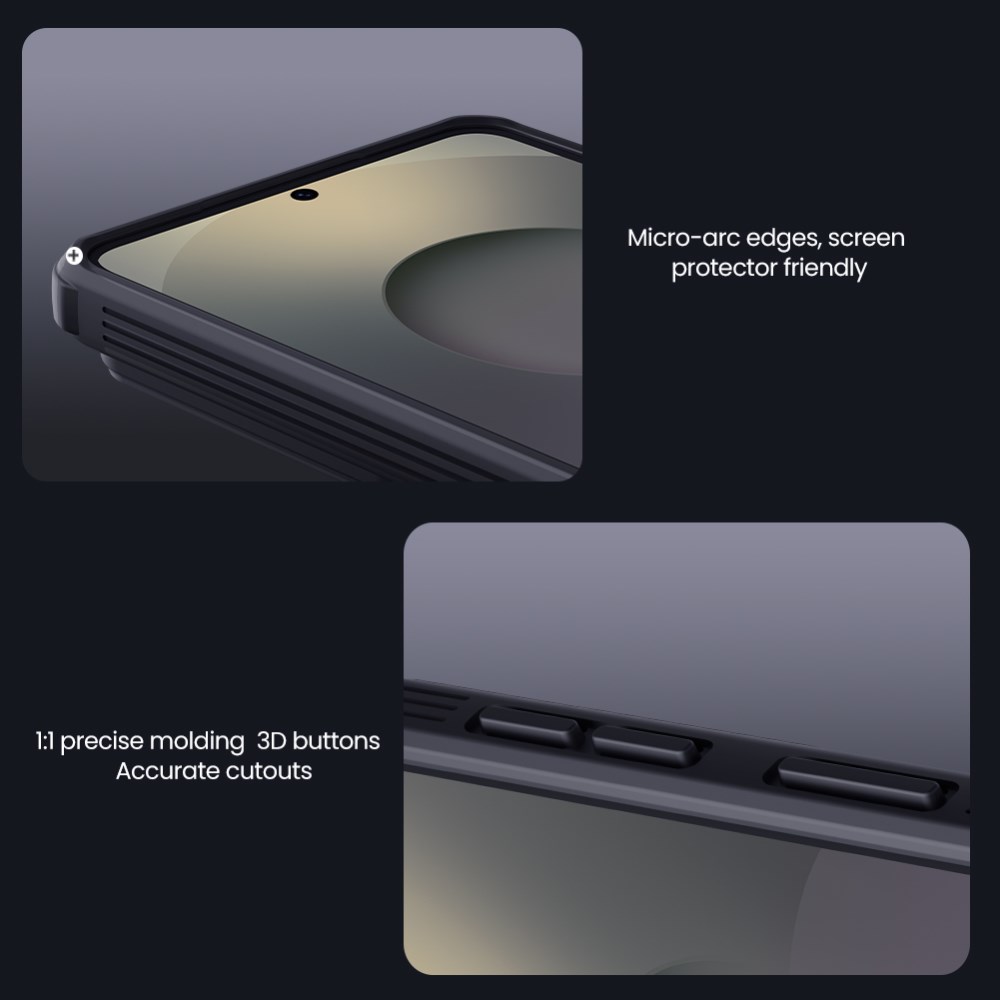 Nillkin CamShield Samsung Galaxy A37 Camera Slider Back Cover Transparant Zwart afbeelding 7