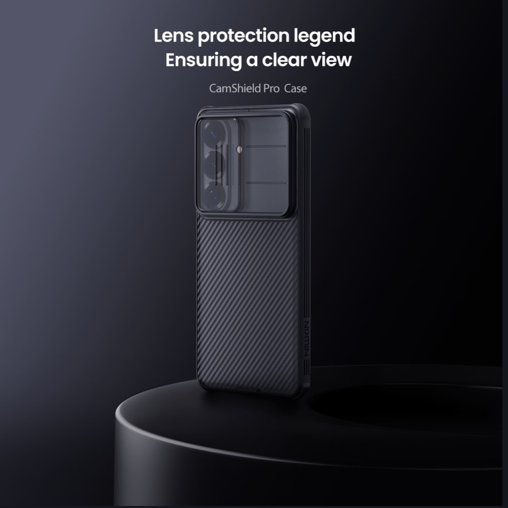 Nillkin CamShield Samsung Galaxy A37 Camera Slider Back Cover Transparant Zwart afbeelding 15