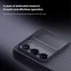 Nillkin CamShield Samsung Galaxy A37 Camera Slider Back Cover Transparant Zwart afbeelding 17