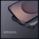 Nillkin CamShield Samsung Galaxy A37 Camera Slider Back Cover Transparant Zwart afbeelding 2