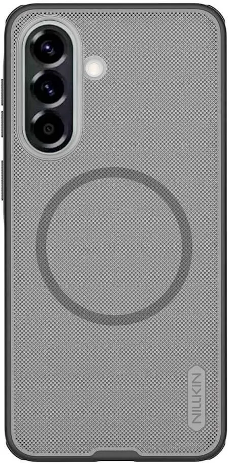 Nillkin Frosted Shield Samsung A57 Hoesje MagSafe Back Cover Transparant Zwart afbeelding 1