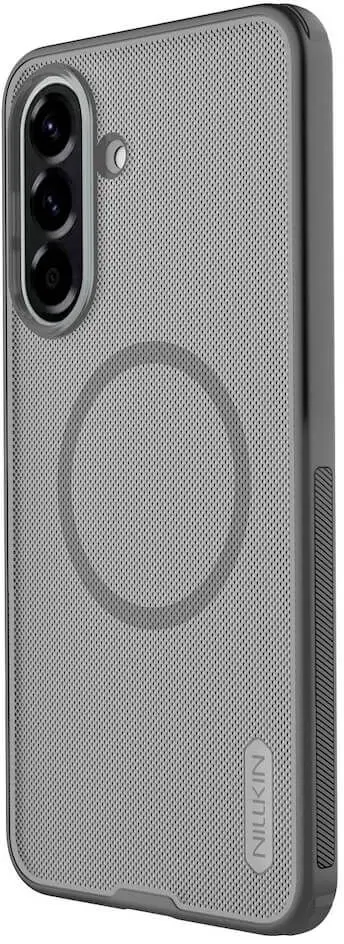 Nillkin Frosted Shield Samsung A57 Hoesje MagSafe Back Cover Transparant Zwart afbeelding 2