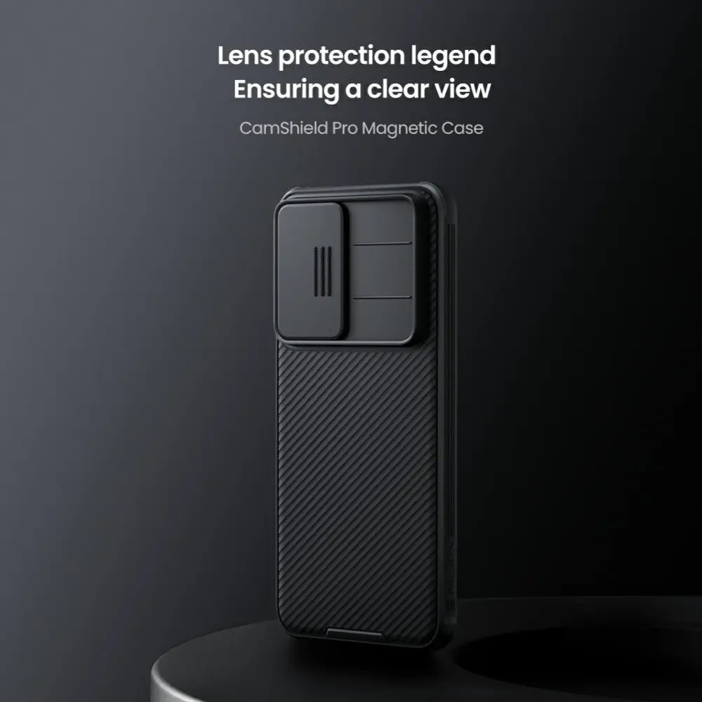 Nillkin CamShield MagSafe Samsung Galaxy A57 Hoesje Camera Slider Zwart afbeelding 5