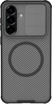 Nillkin CamShield Prop Samsung Galaxy A57 Hoesje MagSafe / Qi2 Back Cover Zwart