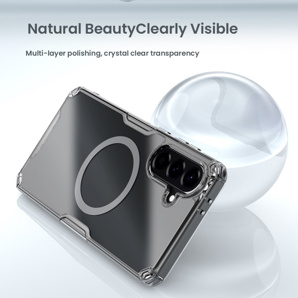 Nillkin Nature Pro Samsung Galaxy A57 Hoesje MagSafe / Qi2 Back Cover Wit afbeelding 11