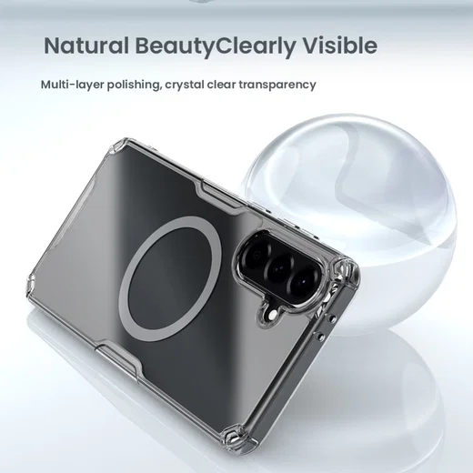 Nillkin Nature Pro Samsung Galaxy A57 Hoesje MagSafe / Qi2 Back Cover Wit afbeelding 11