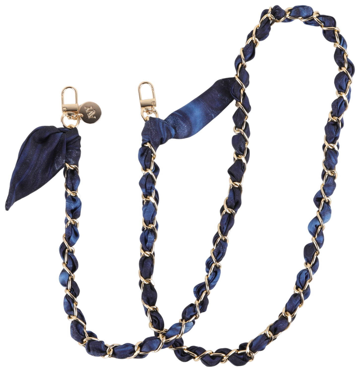 AVY Universeel Sjaal Crossbody Telefoonkoord (120CM) Obscura Blue afbeelding 1