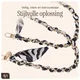 AVY Universeel Sjaal Crossbody Telefoonkoord (120CM) Serengeti Zebra afbeelding 2
