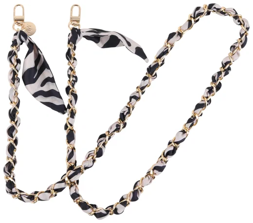AVY Universeel Sjaal Crossbody Telefoonkoord (120CM) Serengeti Zebra afbeelding 7