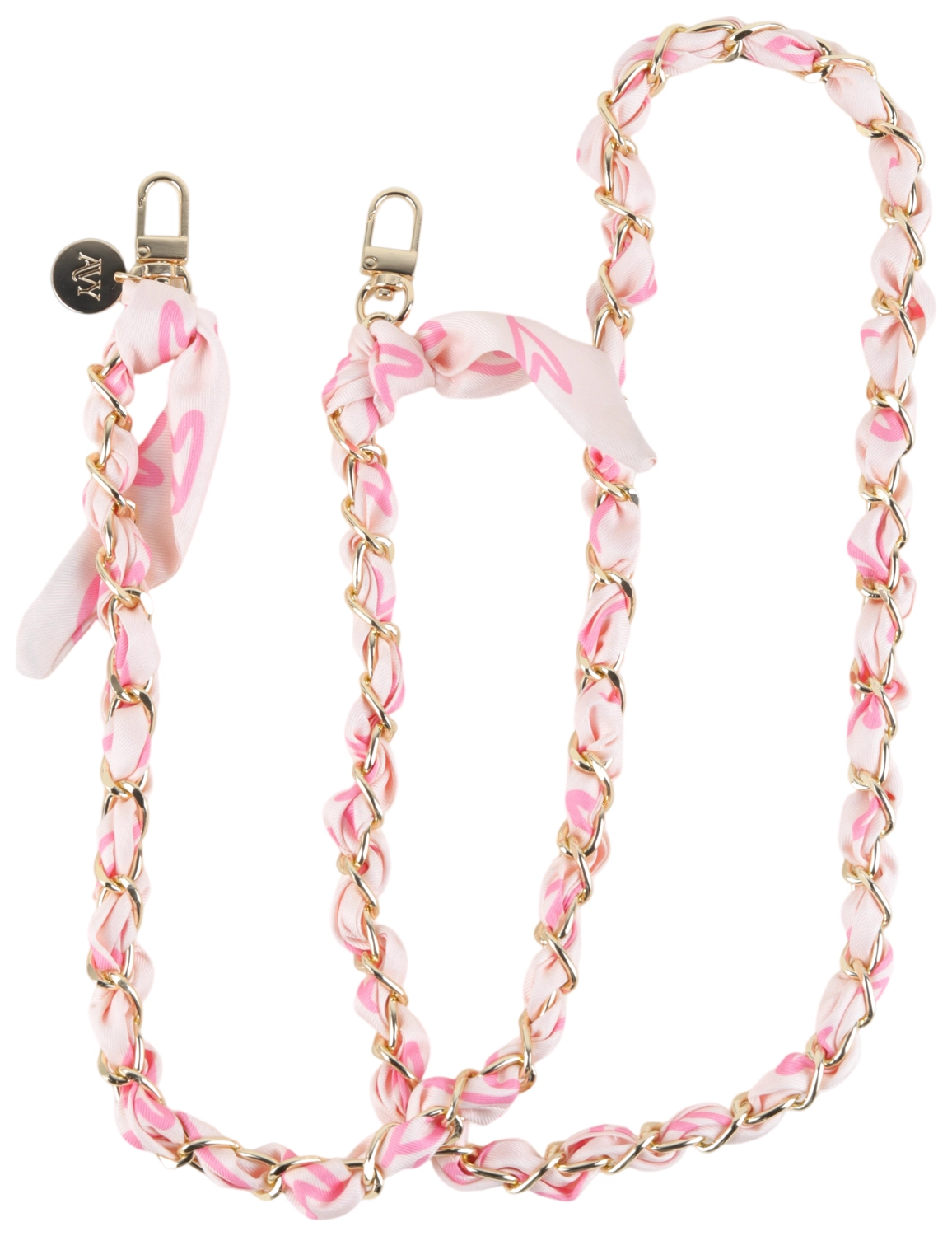 AVY Universeel Sjaal Crossbody Telefoonkoord (120CM) Cupid Blush afbeelding 1