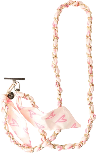 AVY Universeel Sjaal Crossbody Telefoonkoord (120CM) Cupid Blush afbeelding 4