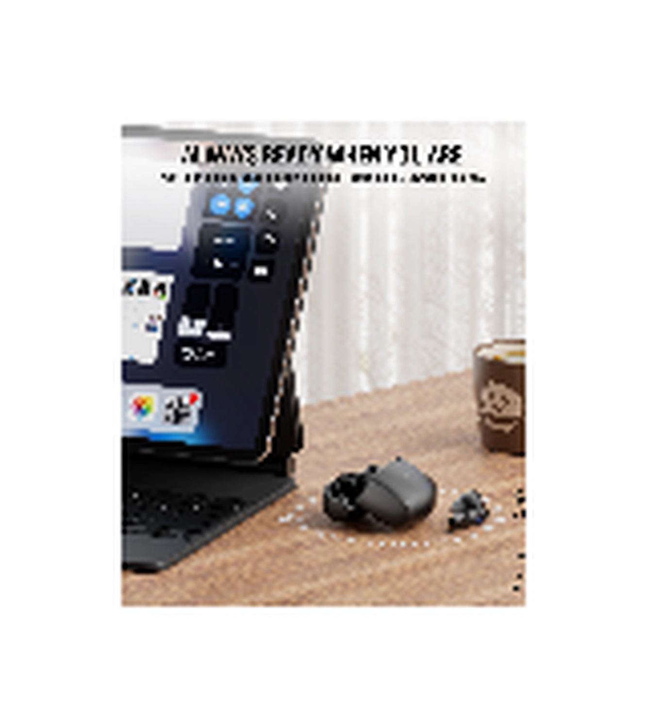 4Smarts SkyBuds Air Draadloze In Ear Oordopjes Bluetooth 5.4 Zwart afbeelding 8