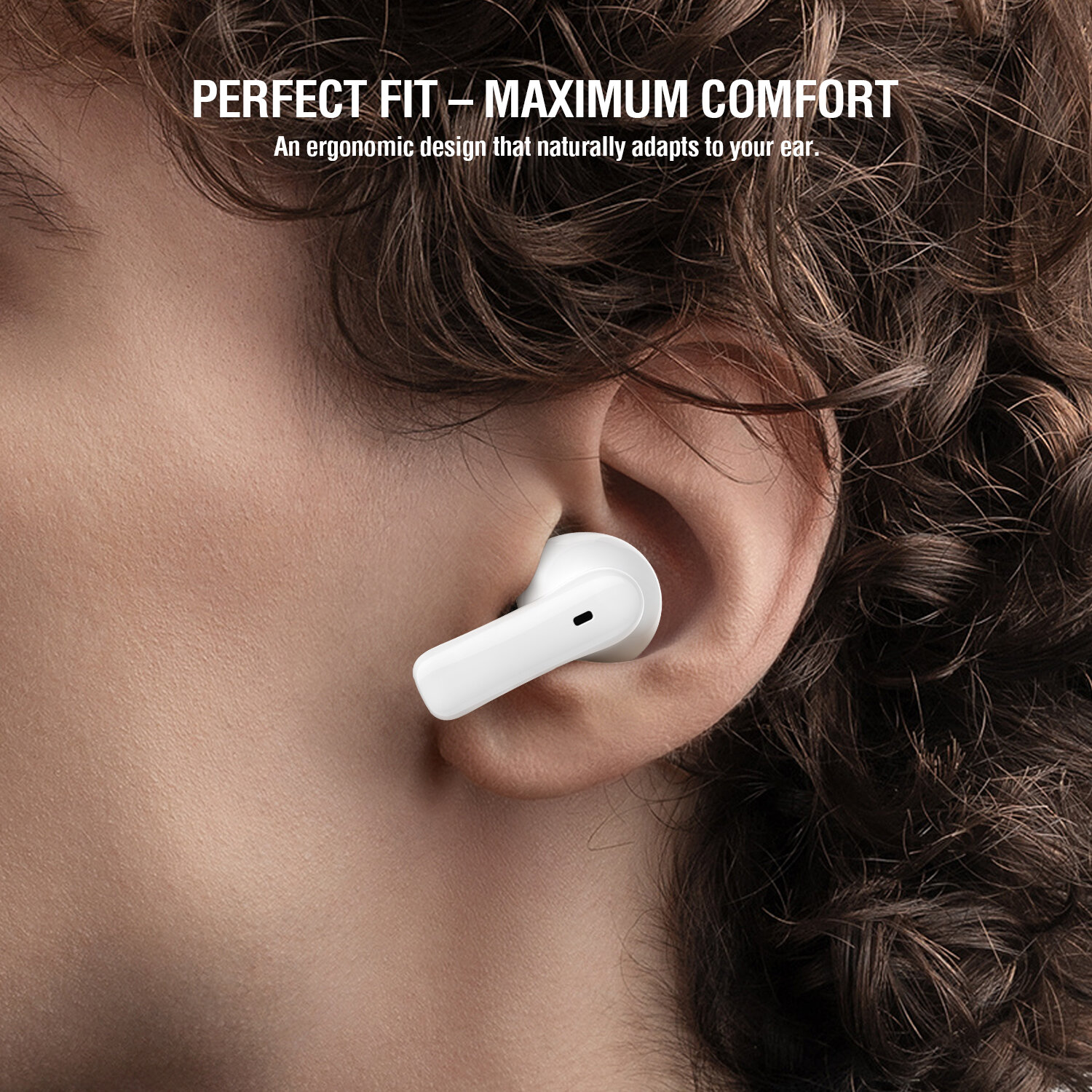 4Smarts SkyBuds Air Draadloze In Ear Oordopjes Bluetooth 5.4 Wit afbeelding 3