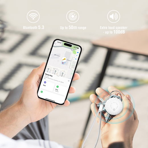 4smarts Skytag Duos Bluetooth Tracker 2-Pack Wit afbeelding 6