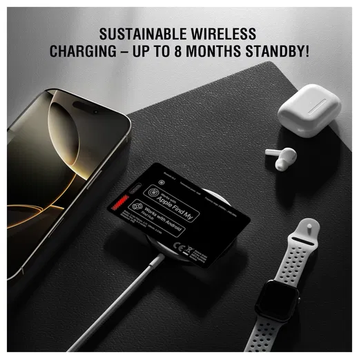 4smarts SkyTag Oplaadbare Bluetooth Tracker Pasje voor Portemonnee Zwart afbeelding 9