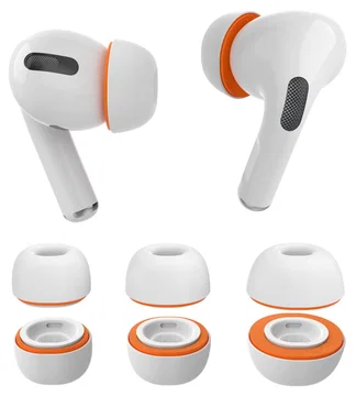 SBG 3 Pack AirPods Pro 1e & 2e Generatie Siliconen Memory Foam Dopjes S / M / L