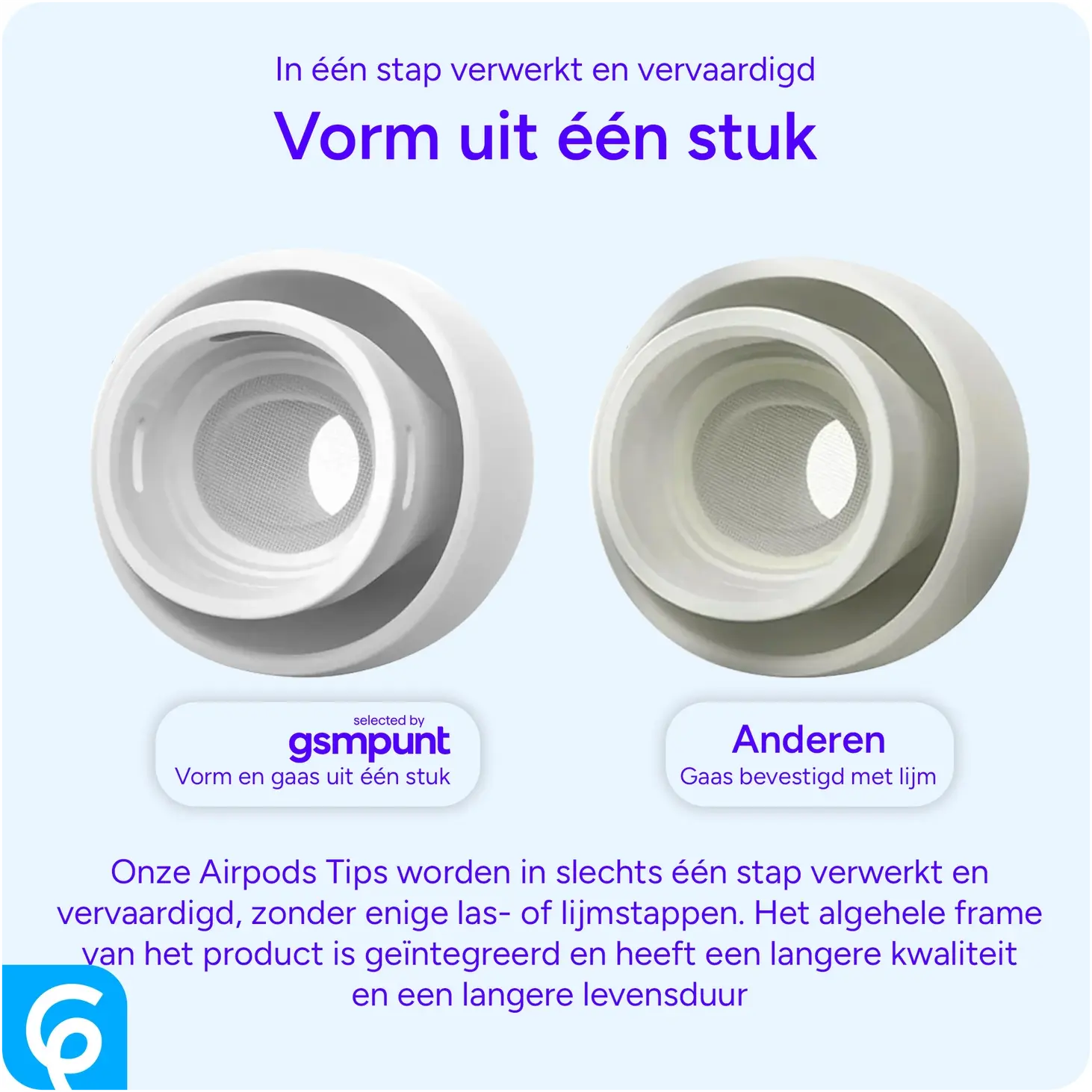 3 Pack AirPods Pro (1e & 2e Generatie) Siliconen Dopjes Tips S / M / L afbeelding 4