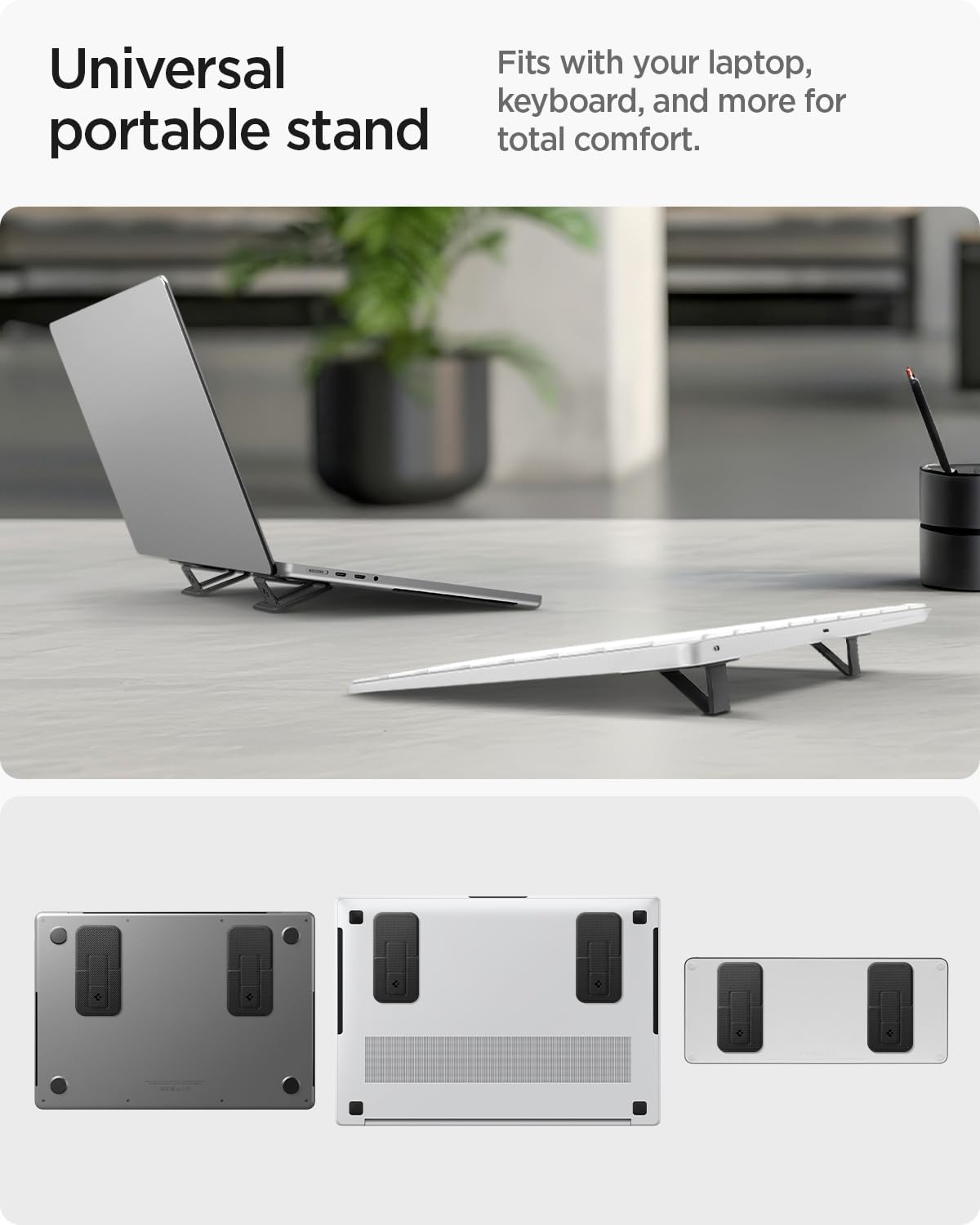 Spigen Slimfold Laptop Stand LD201-S2 Zwart afbeelding 2