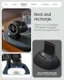 Spigen Rugged Armor Pro - Pixel Watch 4 45MM Hoesje Zwart + Oplaad Standaard afbeelding 4