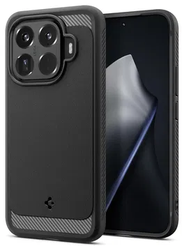 Spigen Rugged Armor Xiaomi 15T Pro Hoesje Back Cover Matte Zwart