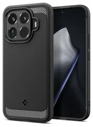 Spigen Rugged Armor Xiaomi 15T Pro Hoesje Back Cover Matte Zwart afbeelding