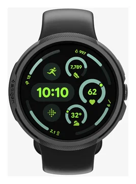 Spigen Liquid Air - Google Pixel Watch 4-45MM Hoesje - Matte Zwart