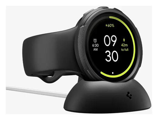 Spigen Liquid Air - Google Pixel Watch 4-45MM Hoesje - Matte Zwart afbeelding 11