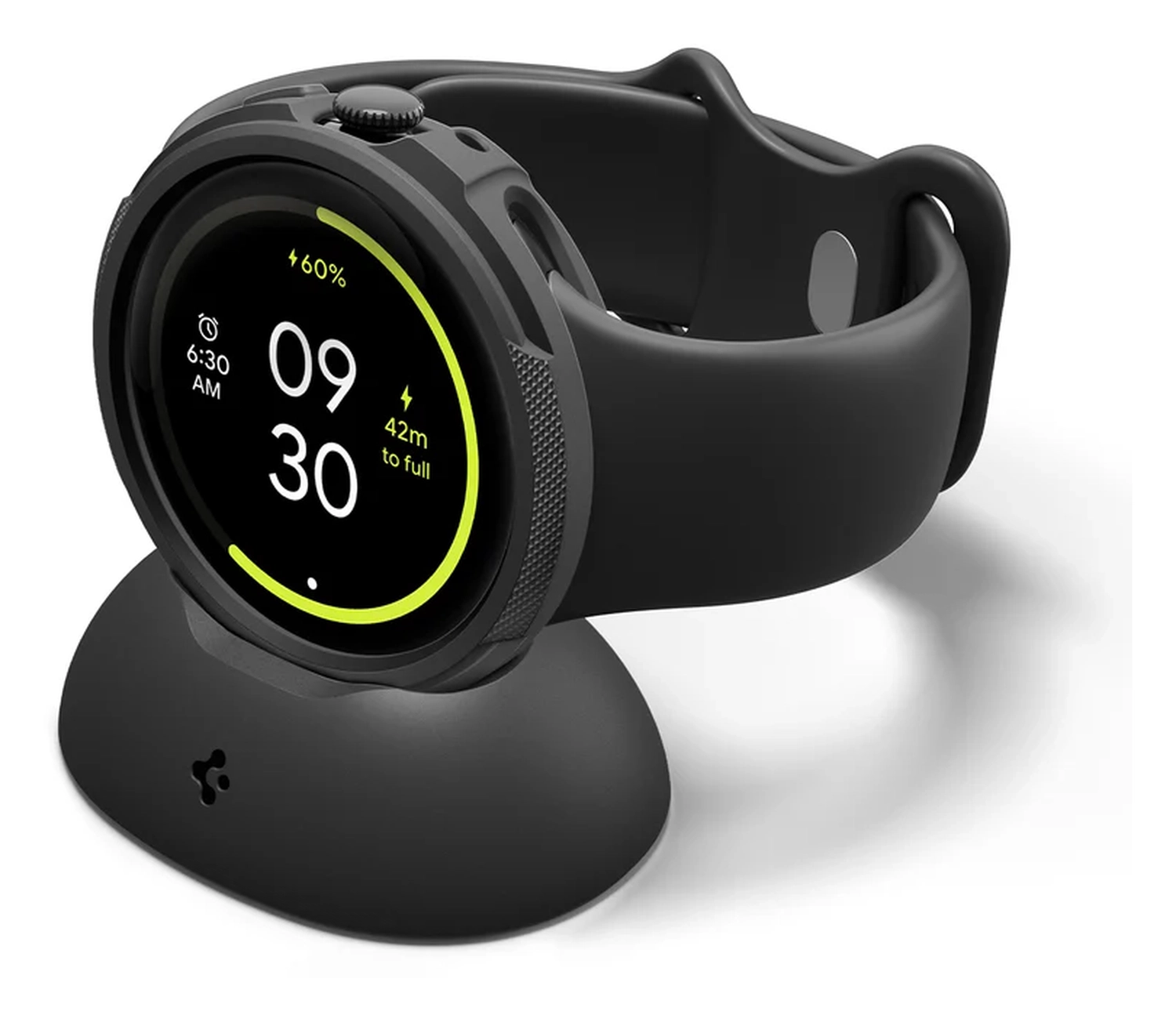 Spigen Liquid Air - Google Pixel Watch 4-45MM Hoesje - Matte Zwart afbeelding 12