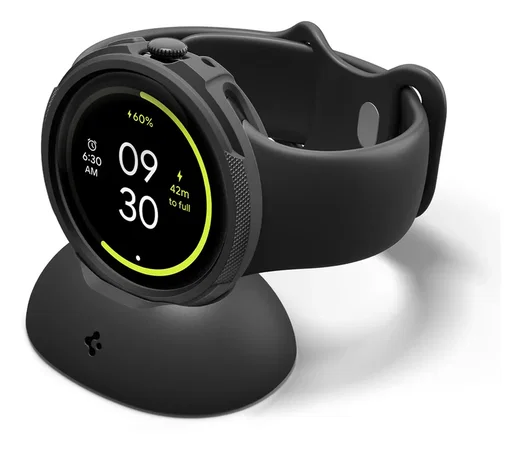 Spigen Liquid Air - Google Pixel Watch 4-45MM Hoesje - Matte Zwart afbeelding 12