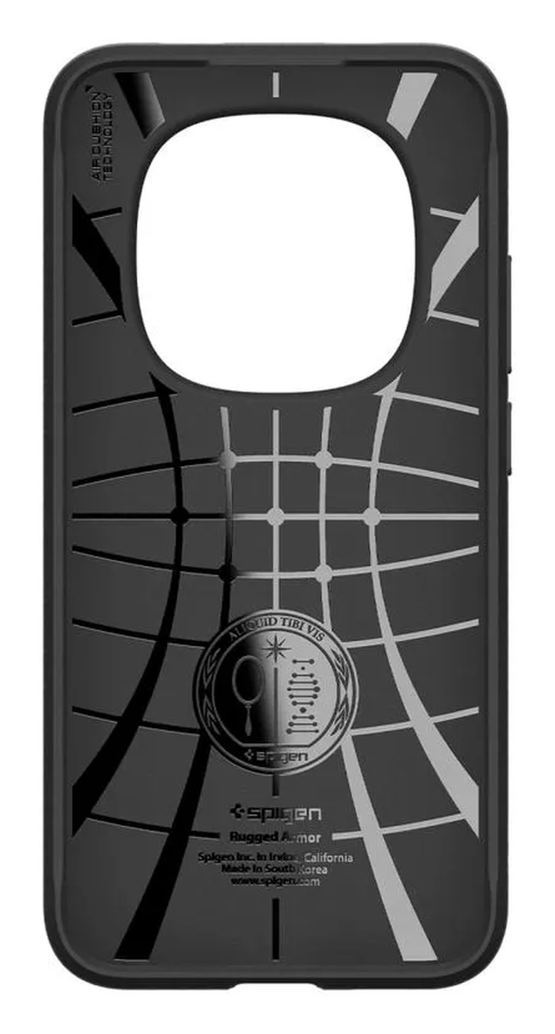 Spigen Rugged Armor Xiaomi Redmi Note 15 Pro 5G Hoesje Back Cover Matte Zwart afbeelding 4