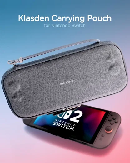 Spigen Klasden 2 Nintendo Switch 2 Opberghoes Game Card Organizer Grijs afbeelding 2