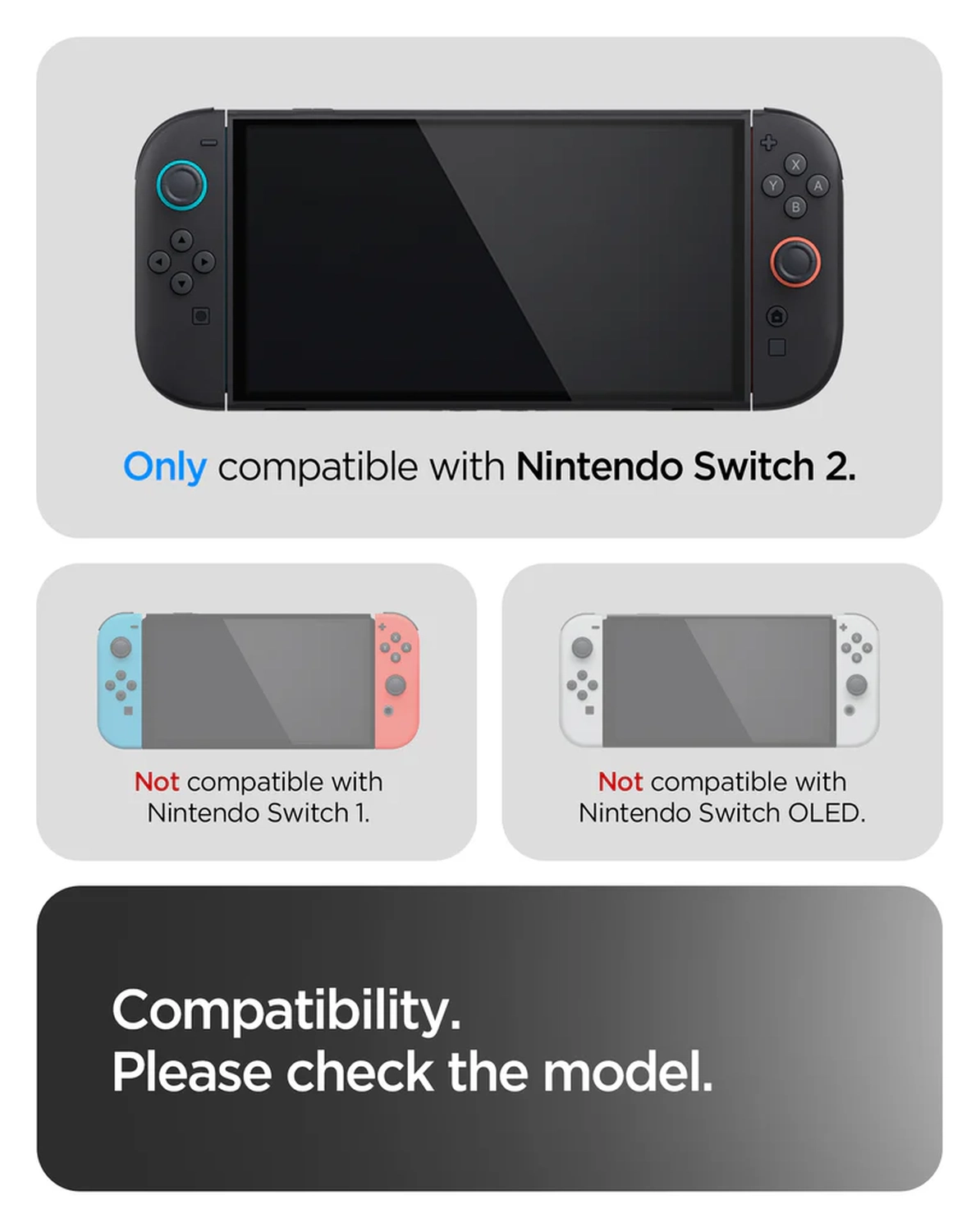 Spigen Thin Fit Nintendo Switch 2 Hoesje Back Cover Zwart afbeelding 12