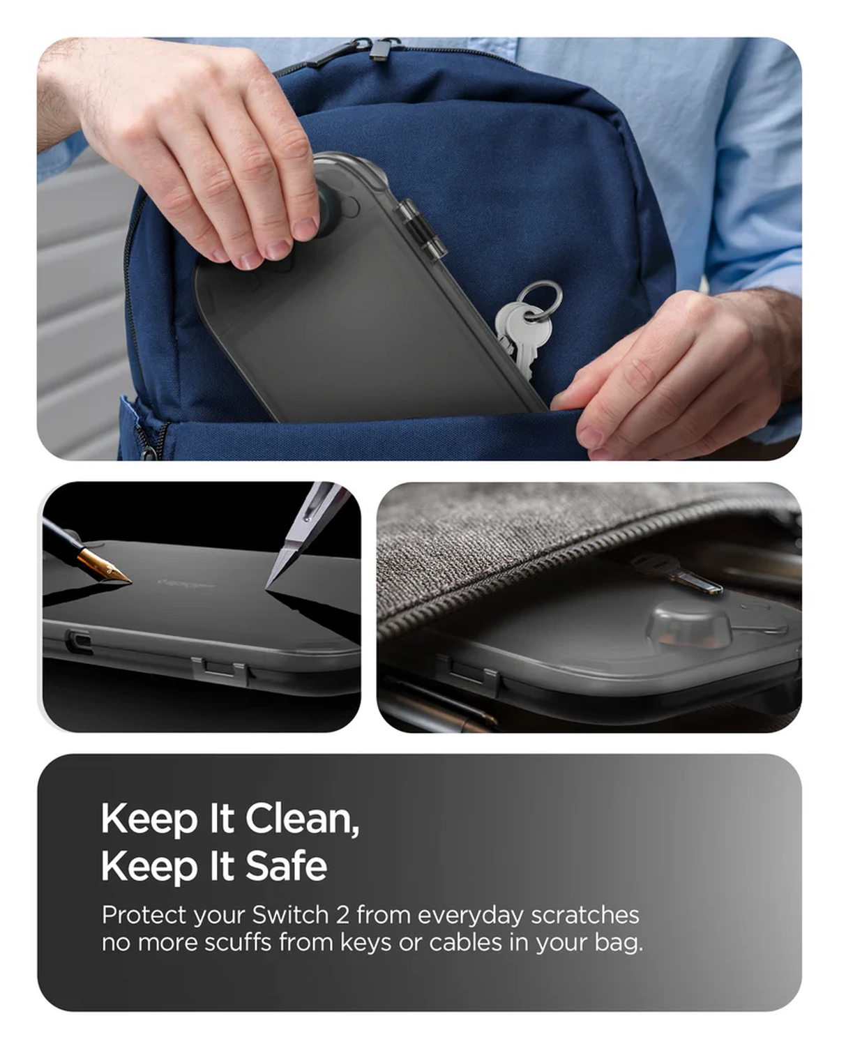 Spigen Thin Fit Nintendo Switch 2 Hoesje Back Cover Zwart afbeelding 13